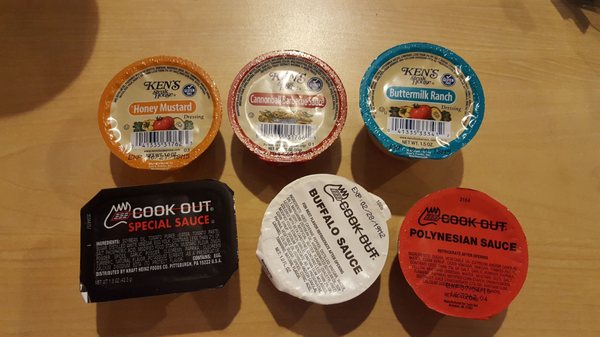 What Sauces Does Cookout Have